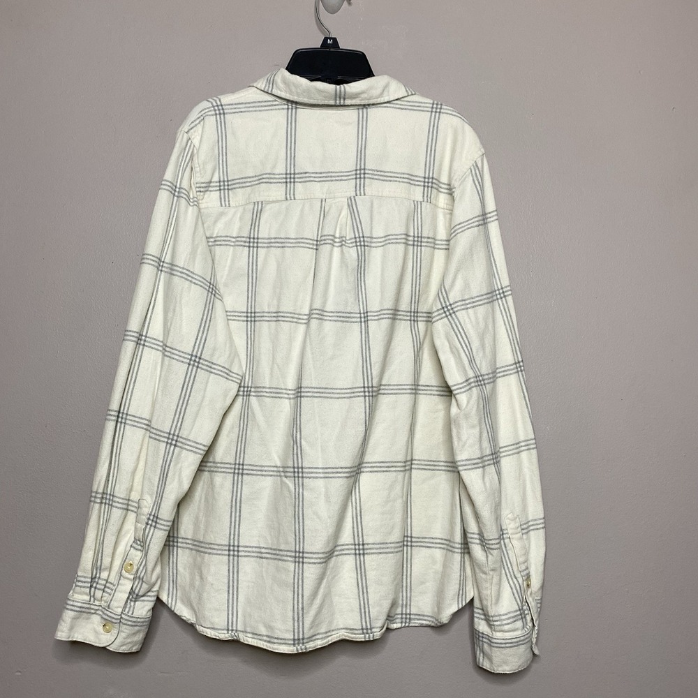 Marine Layer Women Size XL Flannel Monterey Button Up Shirt Organic Cotton - Picture 3 of 13